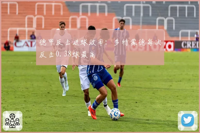 德甲反击进球效率：多特蒙德每次反击0.38球最高