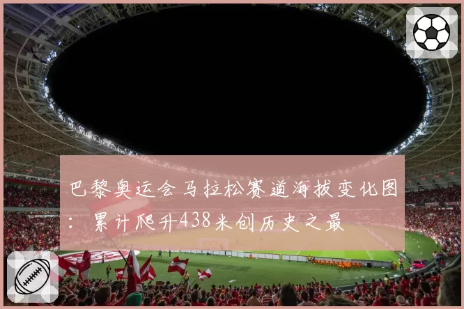巴黎奥运会马拉松赛道海拔变化图:累计爬升438米创历史之最